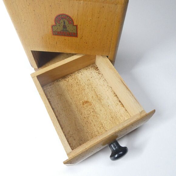 Armin Trosser Coffee Grinder Mill Wooden Vintage West Germany Hand Crank - Picture 3 of 14
